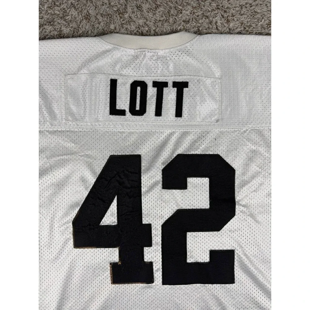 Mitchell & Ness Throwback Ronnie Lott Los Angeles Raiders 1991 Authentic Jersey - Picture 13 of 15